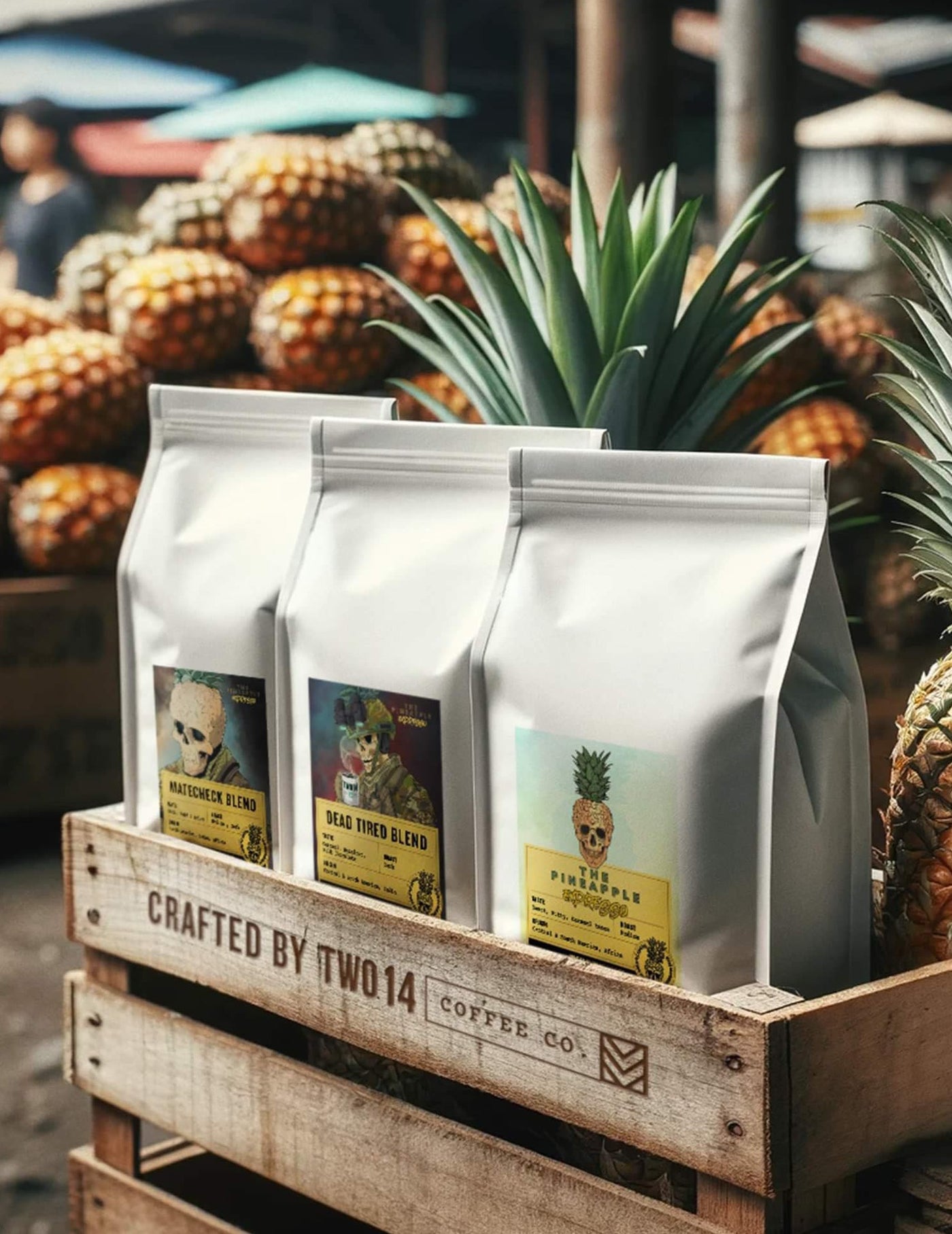 Pineapple Coffee and Magnet Pack